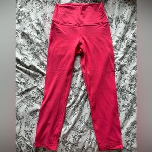 Lululemon Align High-rise crop 23 inches hot pink